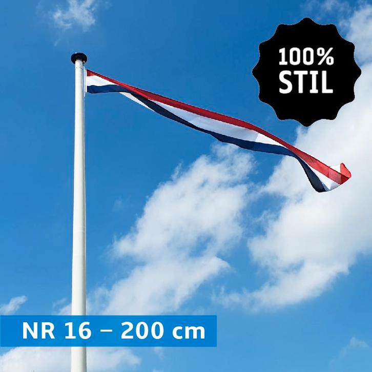 NR 16: Nederlandse wimpel 200 cm. marineblauw 100% stil, Diversen, Vlaggen en Wimpels, Nieuw