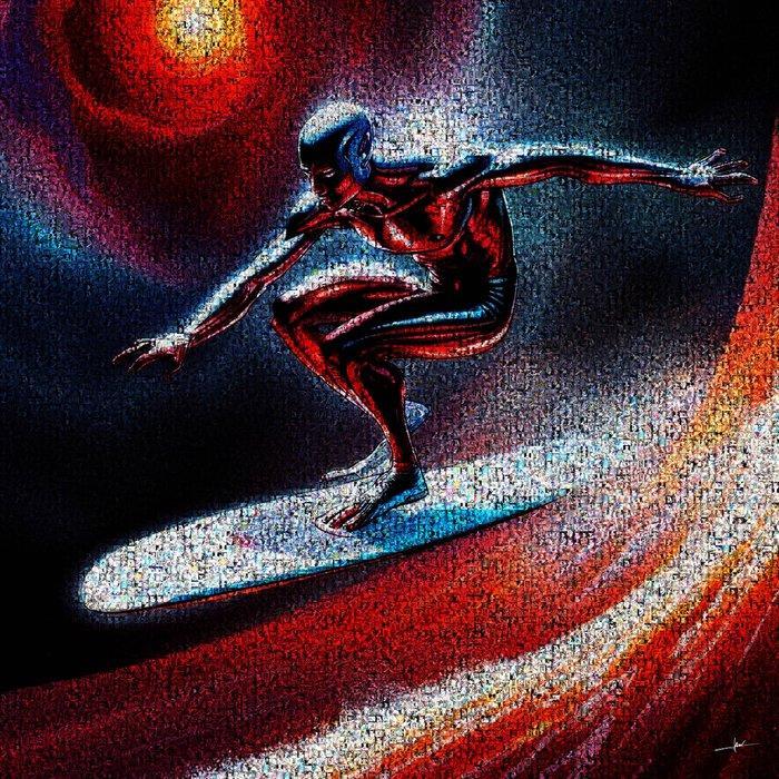 David Law - Crypto Silver Surfer III, Antiek en Kunst, Kunst | Designobjecten