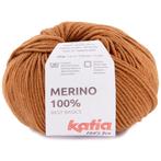 Katia Merino 100% - 92 hazelnootbruin - Wol Garen, Hobby en Vrije tijd, Breien en Haken, Ophalen of Verzenden, Nieuw