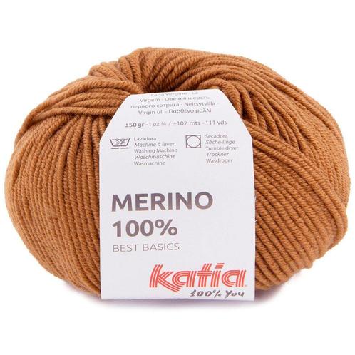 Katia Concept Merino 100% - 92 hazelnootbruin - Wol Garen, Hobby en Vrije tijd, Breien en Haken, Ophalen of Verzenden