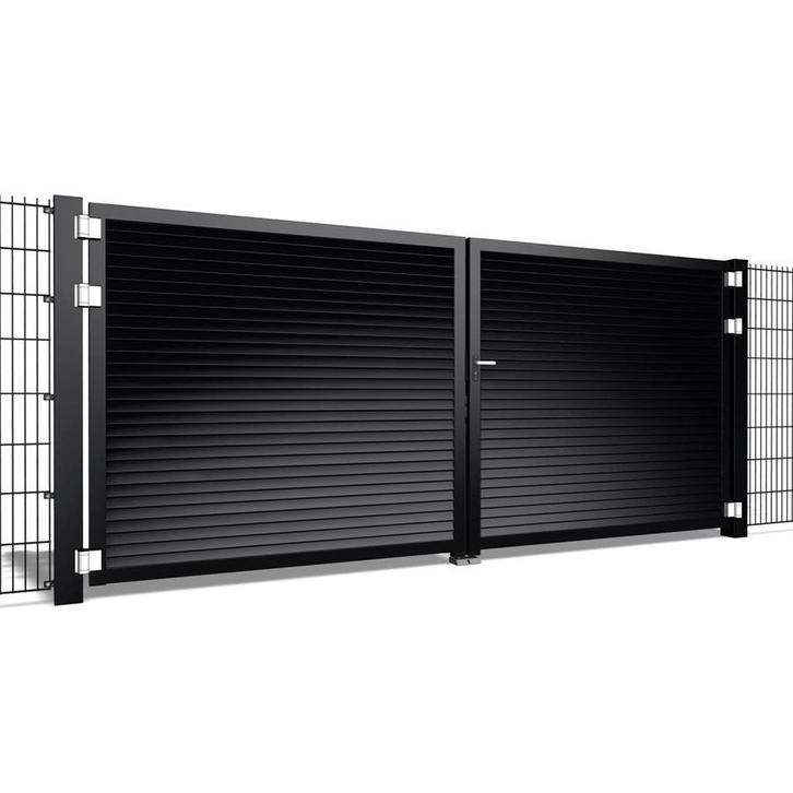 Hekwerk Pro Dubbele poort Modeno H60 b300 x h180cm, Tuin en Terras, Schuttingen, Nieuw, Ophalen of Verzenden