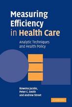 9780521851442 Measuring Efficiency In Health Care, Zo goed als nieuw, Rowena Jacobs, Verzenden