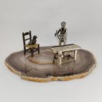 Beeldje, Bottega del Falegname - 9 cm - .800 zilver