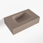 MONDIAZ LEX Smoke vrijhangende solid surface wastafel 50cm., Ophalen of Verzenden, Nieuw, Overige typen