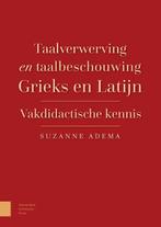 9789462986862 Taalverwerving en taalbeschouwing Grieks en..., Boeken, Studieboeken en Cursussen, Verzenden, Nieuw, Suzanne Adema