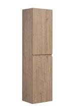 Badkamerkast Angela 40 x 30 x 150 cm Kastanje Kolomkast, Verzenden, Nieuw, (Half)hoge kast