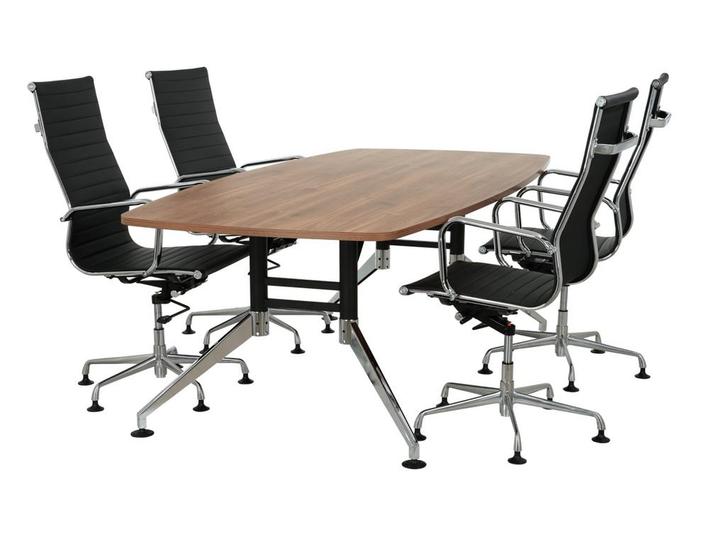 Luxe vergadertafel SIGN Cognac Walnoten 220x110, Zakelijke goederen, Kantoor en Winkelinrichting | Kantoormeubilair en Inrichting