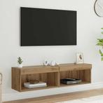 vidaXL TV-kasten 2 pcs Artisan Eiken 60 x 30 x 30 cm Bewerkt, Huis en Inrichting, Kasten | Televisiemeubels, Verzenden, Nieuw