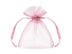Organza Zakjes Roze 10cm 10st, Verzenden, Nieuw