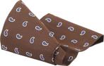 Suitable Zijde Pochet Paisley Bruin maat one size Heren, Verzenden, Nieuw, Bruin, Suitable