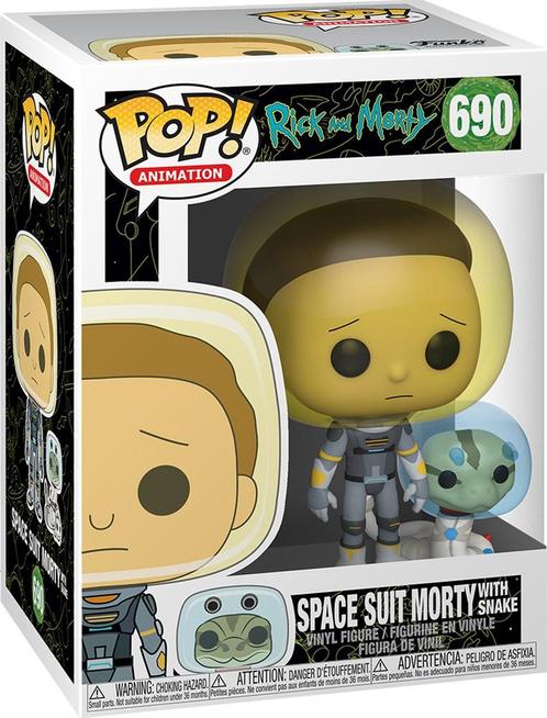 Funko Pop! - Rick & Morty Space Suit Morty with Snake #690 |, Verzamelen, Poppetjes en Figuurtjes, Nieuw, Verzenden
