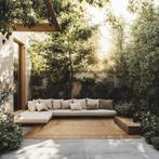 Handgeweven vloerkleed Glim van jute, boho-stijl - 200 x 290, Verzenden, Nieuw