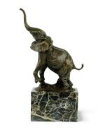 Milo (1910-1978) - sculptuur, Trumpeting Elephant - 30 cm -