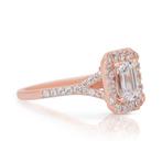 Ring - 18 karaat Roségoud - 1.42ct. tw. Diamant (Natuurlijk), Sieraden, Tassen en Uiterlijk, Ringen, Nieuw