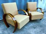 French Artcraft / Solid Macassar Wood Armrests! - Super Rare
