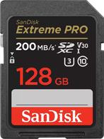 SanDisk SDXC Extreme Pro 128GB 200/90 mb/s - V30 - Rescue, Verzenden, Nieuw