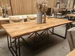 Eettafel | Tafel | Massieve eetkamertafel | EXTREME KORTING, Vijf personen of meer, Metaal, Nieuw, 200 cm of meer