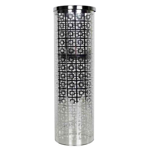 *windlicht cilinder zilver grieks large 30cm*, Huis en Inrichting, Woonaccessoires | Overige, Verzenden