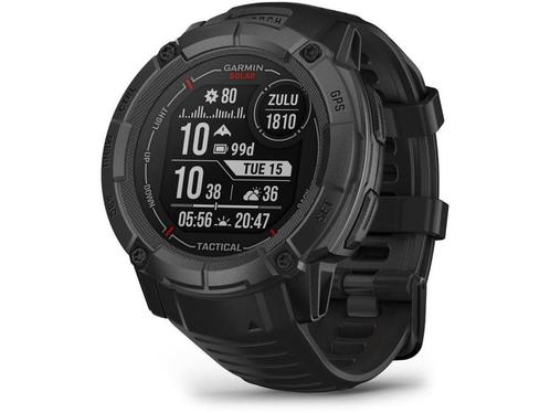 Garmin Instinct 2X Solar - Tactical Edition - 50mm - Zwart, Huis en Inrichting, Woonaccessoires | Overige, Zo goed als nieuw, Verzenden