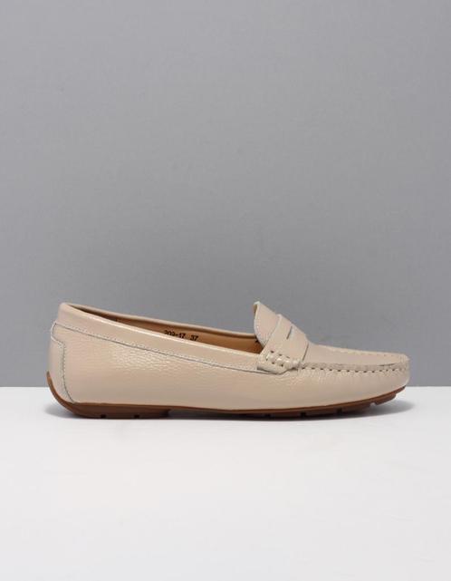 Si harena mocassins dames beige  2213238 beige leer 37, Kleding | Dames, Schoenen, Nieuw, Verzenden