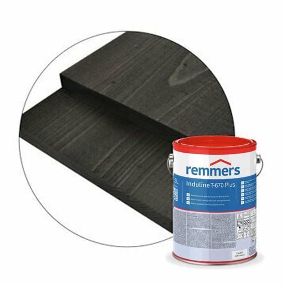 Remmers Induline T-670 Plus Deep Black (vernieuwd, eerde..., Doe-het-zelf en Verbouw, Verf, Beits en Lak