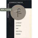 Professional Correctness 9780674712201 Stanley Fish, Boeken, Verzenden, Zo goed als nieuw, Stanley Fish