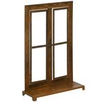 TRUUSK IJzeren Raam Edelroest Roedenraam 55x80cm Met Drempel, Huis en Inrichting, Woonaccessoires | Wanddecoraties, Verzenden