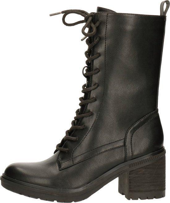 2dekans | Bullboxer - Boot - Dames - Zwart - 40 - - 40, Kleding | Dames, Schoenen, Zo goed als nieuw, Ophalen of Verzenden
