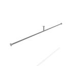 Steigerbuis Gordijnroede Mendoza | Staal 26.9 mm | Wand/Plaf, Huis en Inrichting, Ophalen of Verzenden, Nieuw