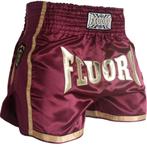 Fluory Kickboks Broek Muay Thai Short Wijnrood MTSF28, Nieuw, Fluory, Ophalen of Verzenden, Maat 56/58 (XL)