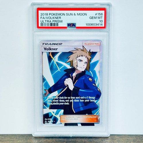Pokémon Graded card - Volkner - PSA 10, Hobby en Vrije tijd, Verzamelkaartspellen | Pokémon