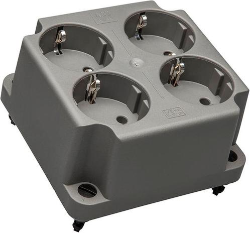ABB 4-Gang Schuko Socket Afdekking 3640 Gerecycled -, Doe-het-zelf en Verbouw, Elektra en Kabels, Overige typen, Nieuw, Verzenden