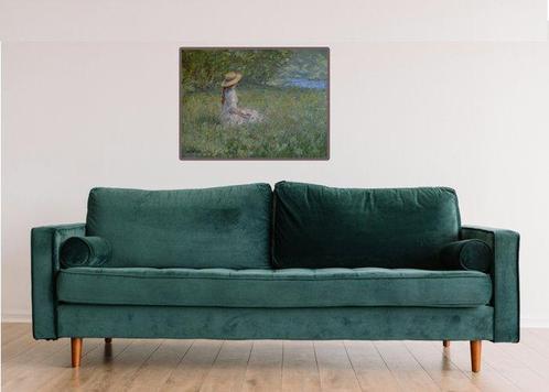 Chris van Dijk (1952) - Impressionist  Au bord de leau à, Antiek en Kunst, Kunst | Schilderijen | Klassiek