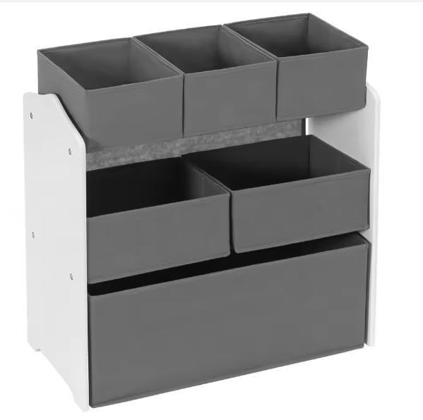 3 Tier Kinderopbergkast – 6 Geweven Speelgoeddozen, Huis en Inrichting, Kasten | Overige, Nieuw, Verzenden
