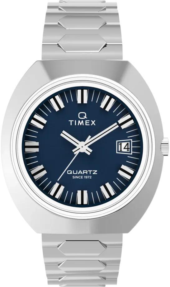 Timex TW2Y33100 Q Timex 1972 Time Machine Reissue horloge, Sieraden, Tassen en Uiterlijk, Horloges | Heren, Polshorloge, Nieuw