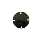 Stalen verstelbare meubelpoot zwart rond ø 3 cm en hoogte, Ophalen of Verzenden, Nieuw