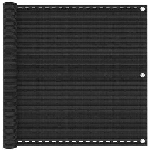 vidaXL Balkonscherm 90x600 cm HDPE antracietkleurig, Tuin en Terras, Zonneschermen, Nieuw, Verzenden