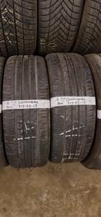 2x 215-55-17 Continental Zomer 5.7mm €50 Per Band 215 55 17, Auto-onderdelen, Banden en Velgen, Ophalen, 17 inch, Band(en), Personenwagen