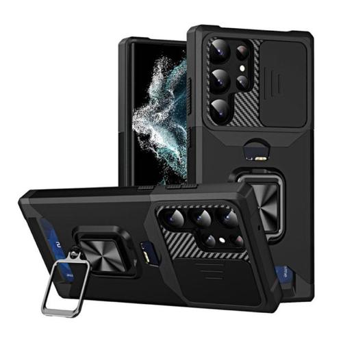 Samsung Galaxy A13 - Card Slot Hoesje met Kickstand en, Telecommunicatie, Mobiele telefoons | Hoesjes en Frontjes | Samsung, Nieuw