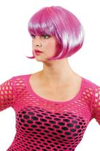 Neon Roze Pruik Boblijn, Verzenden, Nieuw
