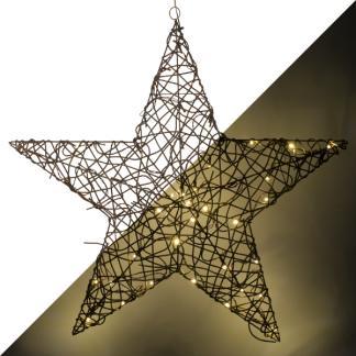 Kerstster met verlichting | Lumineo | 79 x 76 cm, Diversen, Kerst, Nieuw, Verzenden