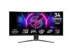 Msi - UWQHD Gaming Monitor - 34 inch, Computers en Software, Monitoren, Gaming, Msi, Verzenden, In hoogte verstelbaar