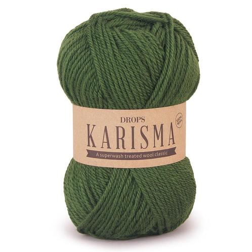 DROPS Karisma Uni Colour - 47 bosgroen - Wol Garen, Hobby en Vrije tijd, Breien en Haken, Ophalen of Verzenden