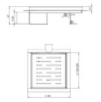 Wiesbaden RVS 3e GEN.doucheput +flens +RVS sifon + filter, Doe-het-zelf en Verbouw, Sanitair, Ophalen of Verzenden, Nieuw