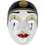 Luxueus Pierrot masker - Venetiaanse maskers, Nieuw, Verzenden