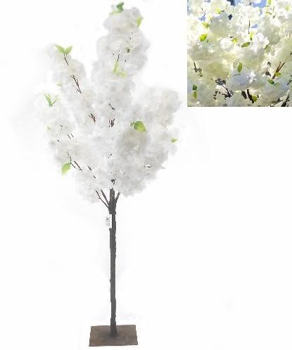 Bloesemboompje White Zijdenbloem 180 cm, Huis en Inrichting, Woonaccessoires | Kunstplanten en Kunstbloemen, Nieuw, Ophalen of Verzenden