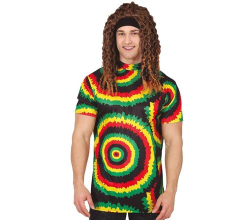 Rasta T-Shirt, Kleding | Heren, Carnavalskleding en Feestkleding, Nieuw, Verzenden