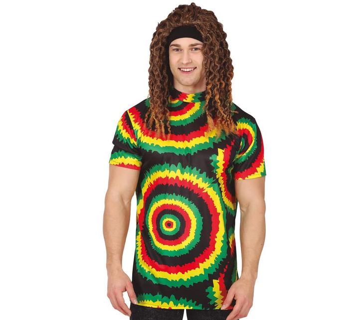 Rasta T-Shirt, Kleding | Heren, Carnavalskleding en Feestkleding, Nieuw, Verzenden