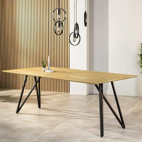 Eettafel Ana Naturel - MAGAZIJN OPRUIMING - magazijn opru..., Huis en Inrichting, Complete eetkamers, Nieuw