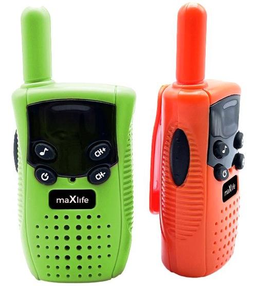 Maxlife Oranje / Groen Walkie Talkie Set MXWT-100, Kinderen en Baby's, Speelgoed | Babyspeelgoed, Nieuw, Verzenden